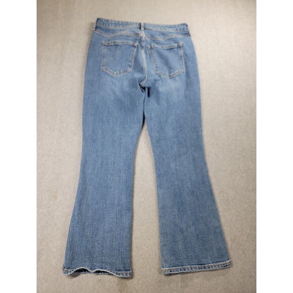 Old Navy Jeans Womens 6 30x25.5 Vintage Flare Cropp Blue High Rise Stretch Boho - Picture 11 of 12